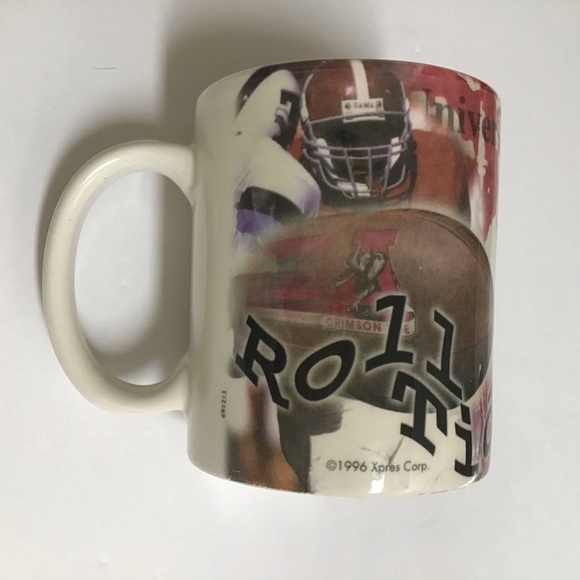 Alabama Crimson Tide College Football Licensed Coffee Mug Red XPres 1996 Vintage - Picture 4 of 13